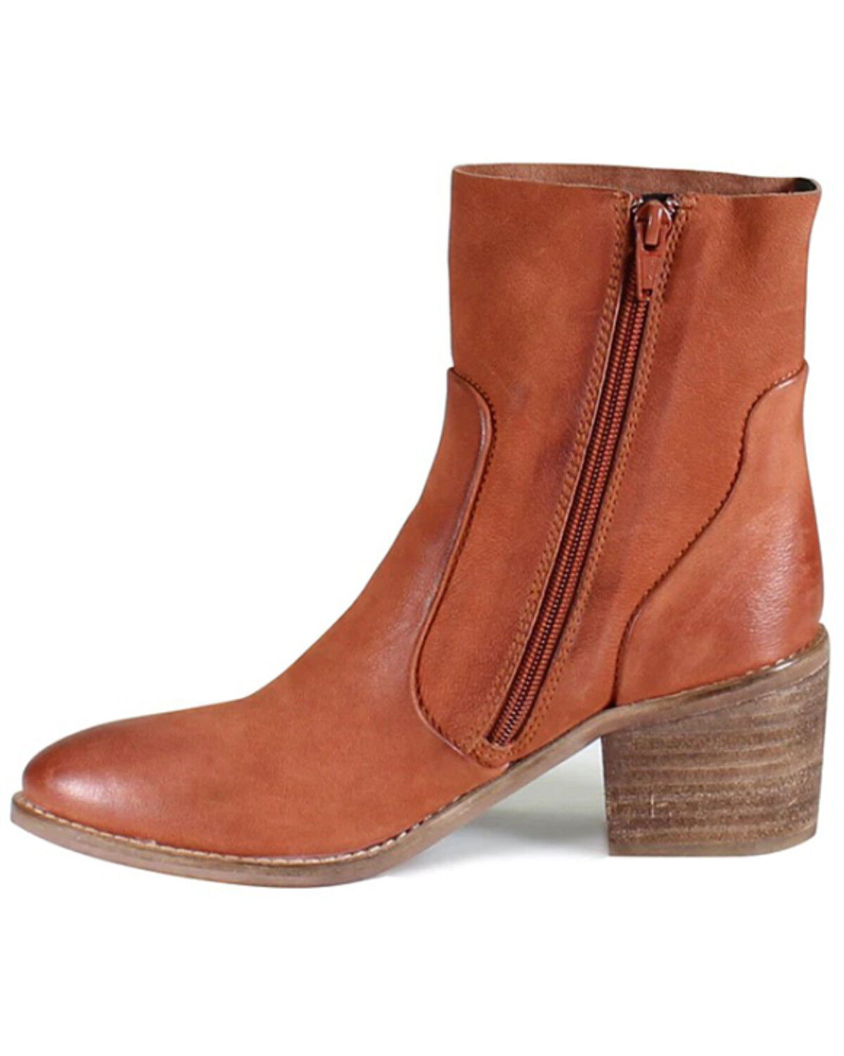 Image #2 - Diba True Women's Majes Tic Short Boots - Round Toe, Red, hi-res
