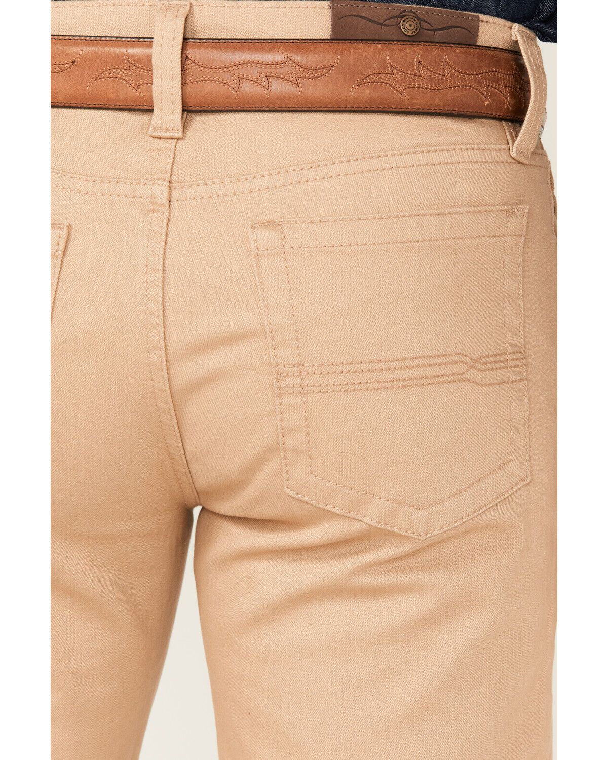 Image #4 - Cody James Men's Dalton Tan Slim Bootcut Stretch Denim Jeans, Tan, hi-res