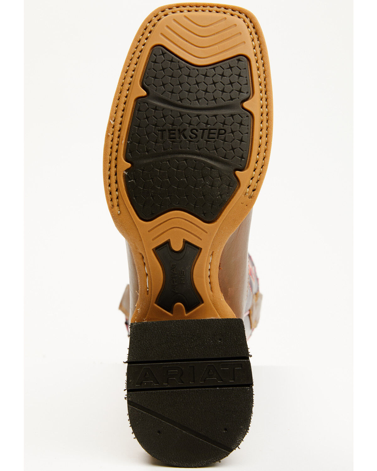 Image #7 - Ariat Women's Showdown Western Boots - Broad Square Toe, Tan, hi-res