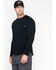 Hawx Men's Solid Pocket Crew Tee - Big , Black, hi-res