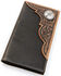 Ariat Men's Embossed Overlay Rodeo Wallet, Tan, hi-res