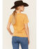 Image #4 - Rock & Roll Denim Women's Ranchy Short Sleeve Graphic Tee, Mustard, hi-res