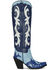 Image #2 - Jeffrey Cambell Women's Starwood Tall Western Boots - Snip Toe, Blue, hi-res