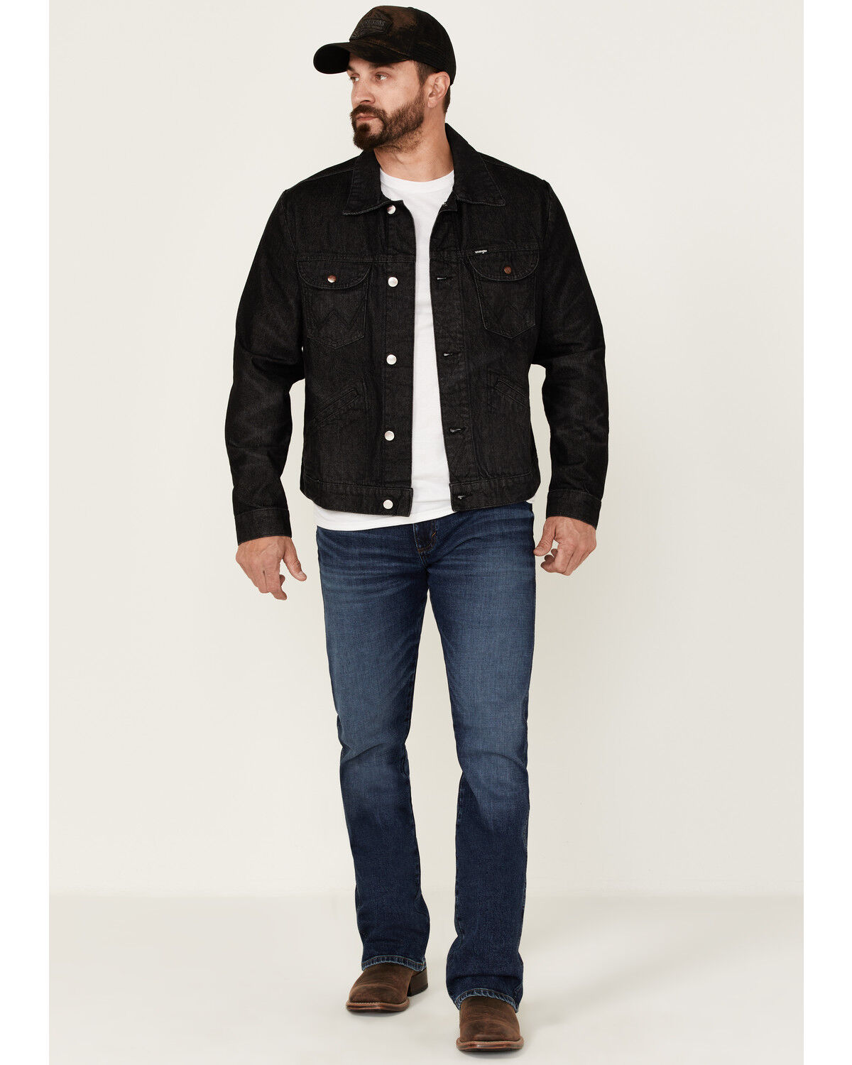 Wrangler X Fender Men's Cowboy Legends Button-Down Denim