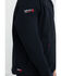 Image #4 - Ariat Men's FR Primo Fleece Logo Hooded Work Sweatshirt , Black, hi-res