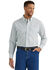 Image #1 - Wrangler Men's Classic Print Long Sleeve Button-Down Western Shirt - Tall, White, hi-res