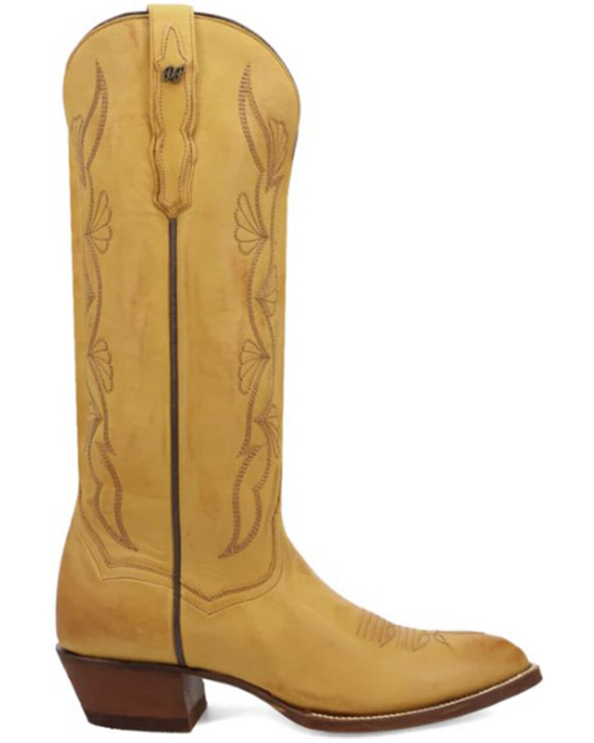Image #2 - Dan Post Women's Sunrise Canyon Western Boots - Round Toe, Mustard, hi-res