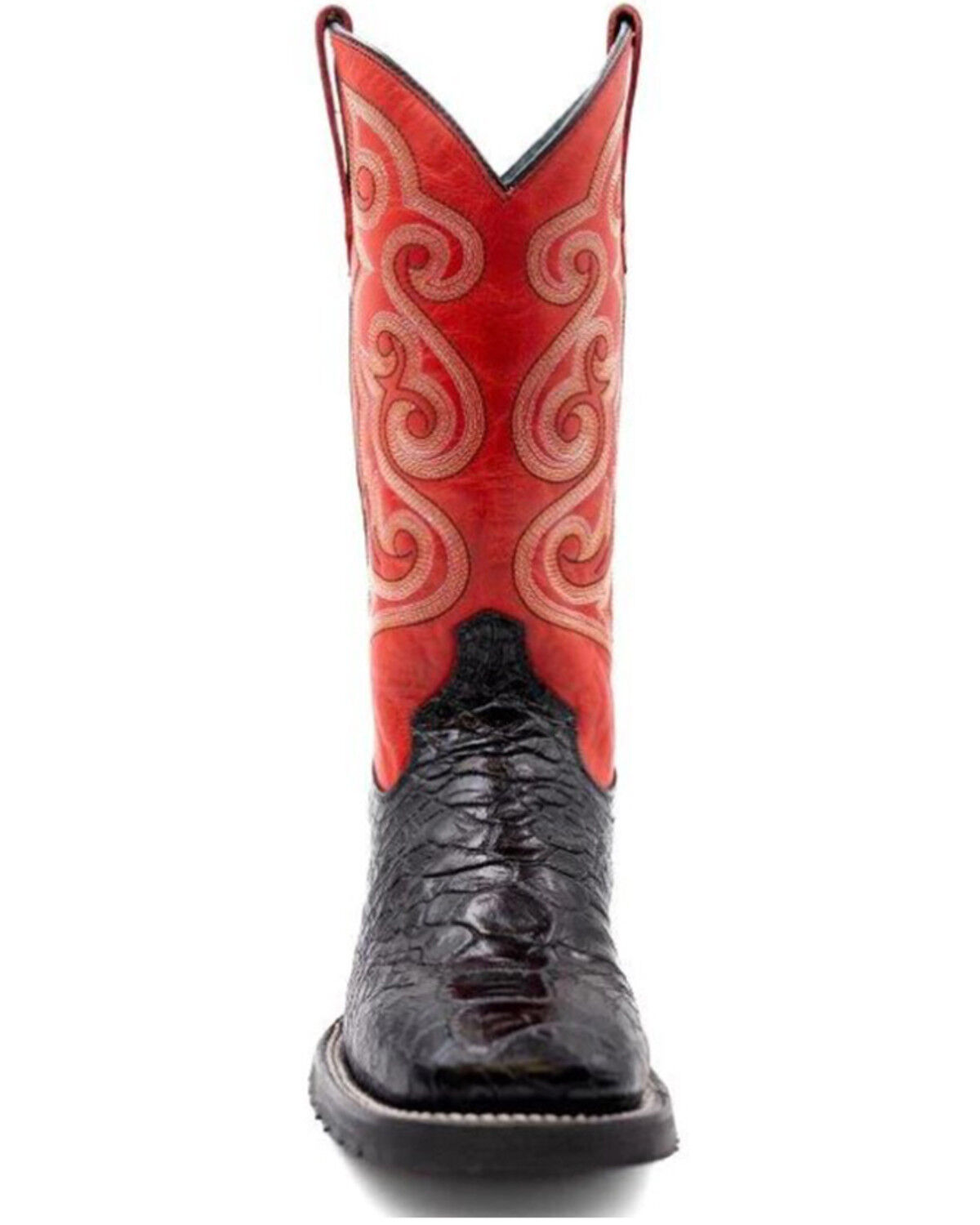 Image #4 - Ferrini Men's Kai Performance Western Boots - Broad Square Toe, Black, hi-res