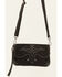 Image #1 - Idyllwind Women's Louanne Suede Western Crossbody Bag, Black, hi-res