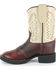 Cody James Toddler Boys' Roper Western Boots - Round Toe, Brown, hi-res
