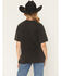 Image #4 - People of Leisure Women's Riley Green Guitar Oversized Short Sleeve Graphic Tee, Black, hi-res