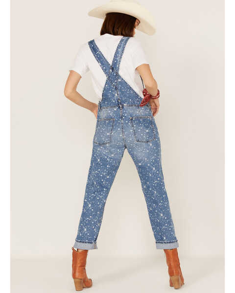 Free People Women's Medium Wash Relaxed Tapered Ziggy Denim Overalls -  Country Outfitter