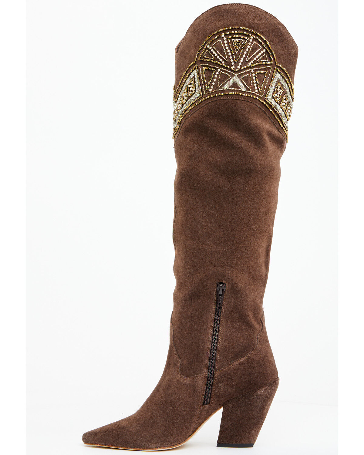 Image #3 - Wonderwest Women's Giselle Tall Western Boots - Snip Toe, Taupe, hi-res