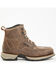 Image #2 - Cody James Men's Xero Lite Lace-Up Moc Work Boots - Composite Toe, Bark, hi-res