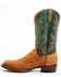 Image #3 - Lucchese Men's Gordon Western Boot - Broad Square Toe, Caramel, hi-res