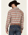 Image #4 - Roper Men's Gray Southwestern Blanket Stripe Long Sleeve Pearl Snap Western Shirt, Grey, hi-res