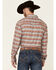 Image #4 - Roper Men's Gray Southwestern Blanket Stripe Long Sleeve Pearl Snap Western Shirt , Grey, hi-res