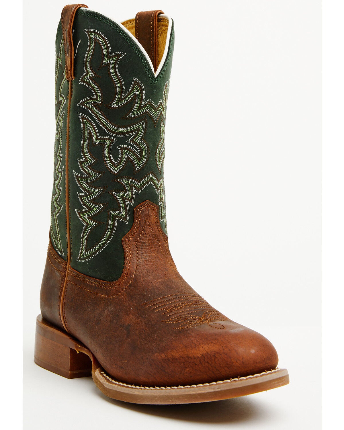Justin Men's Frontier Wild Bill Performance Western Boots - Round Toe, Brown, hi-res