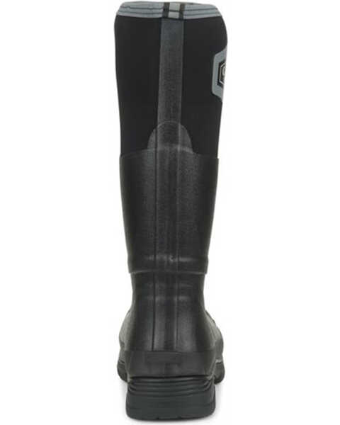 Image #4 - Carolina Men's Short Puncture Resisting Rubber Boots - Steel Toe, Black, hi-res