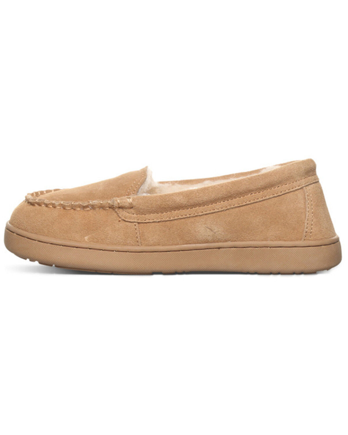 Image #3 - Bearpaw Women's Angel Moccasins - Moc Toe, Tan, hi-res