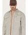 Image #2 - Ariat Men's Rebar FR Venice Printed Long Sleeve Snap Work Shirt, White, hi-res