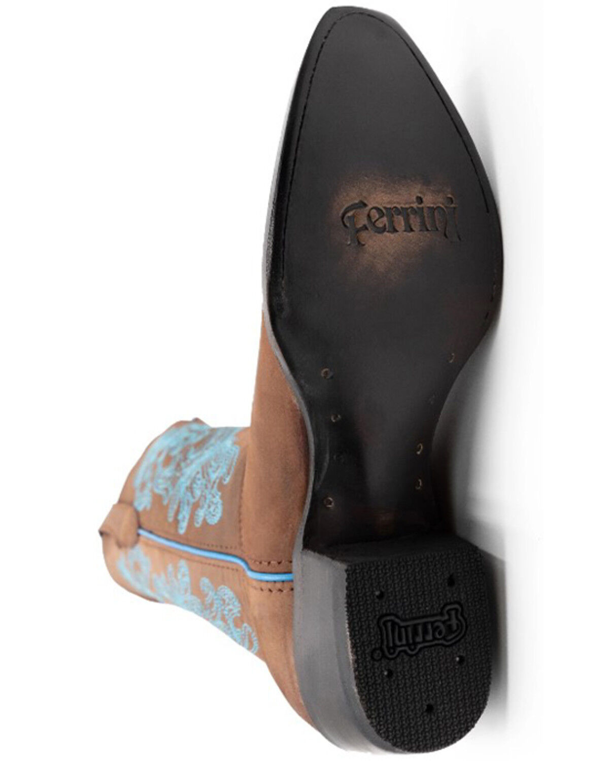Image #7 - Ferrini Women's Ella Western Boots - Broad Square Toe, , hi-res