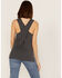 Image #4 - Cleo + Wolf Women's Crossover Back Tank Top, Grey, hi-res