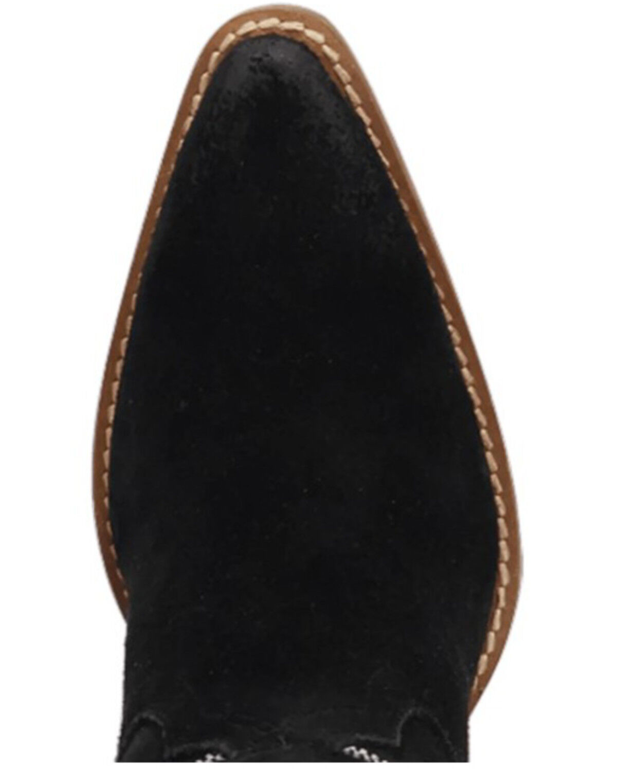 Image #6 - Dingo Women's Primadonna Suede Tall Western Boots - Round Toe, Black, hi-res