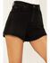 Image #2 - Idyllwind Women's Outlaw Vintage Wash Raw Edge Hem Denim Shorts, , hi-res