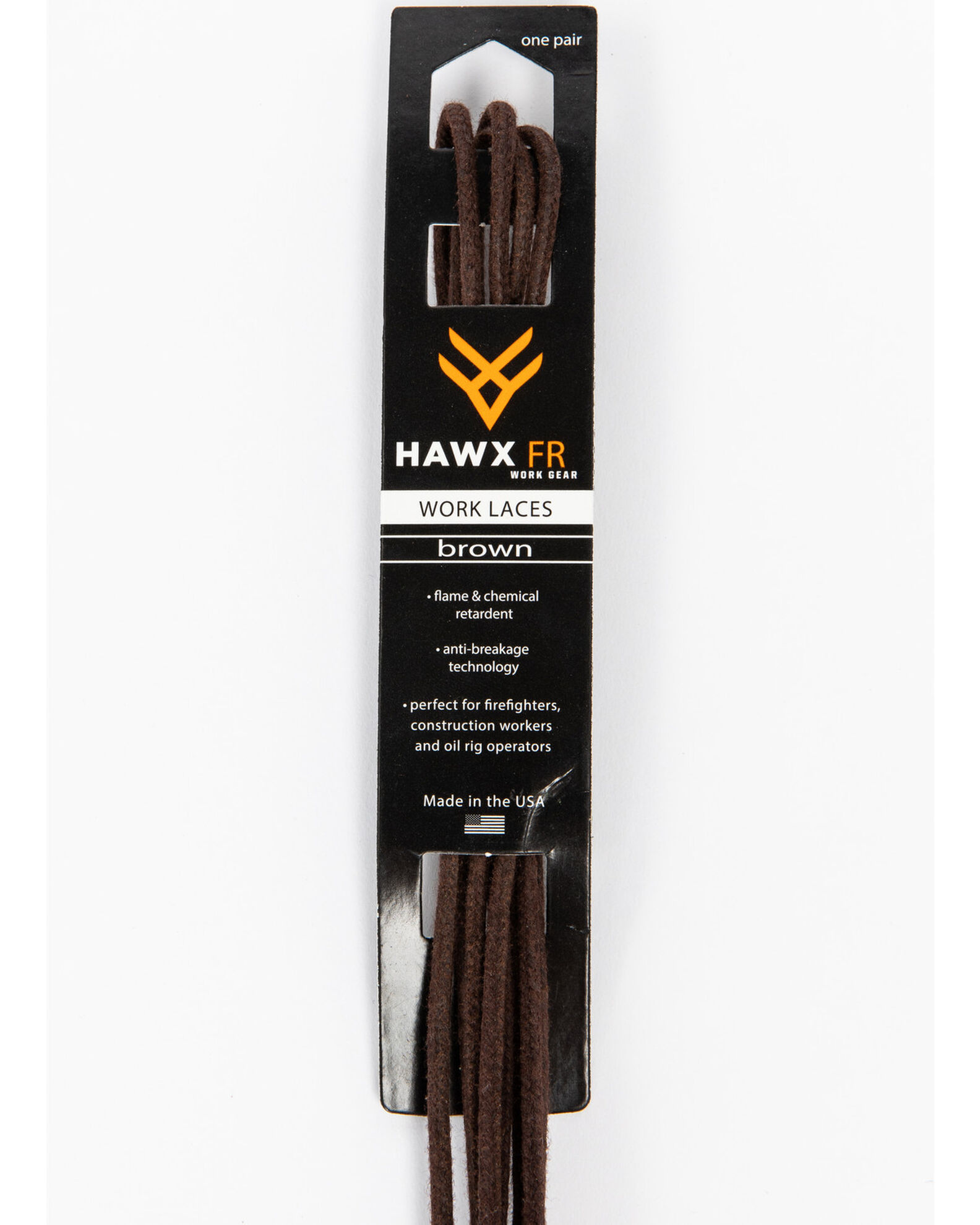 Image #1 - Hawx Men's Brown Kevlar 63" Laces, Brown, hi-res