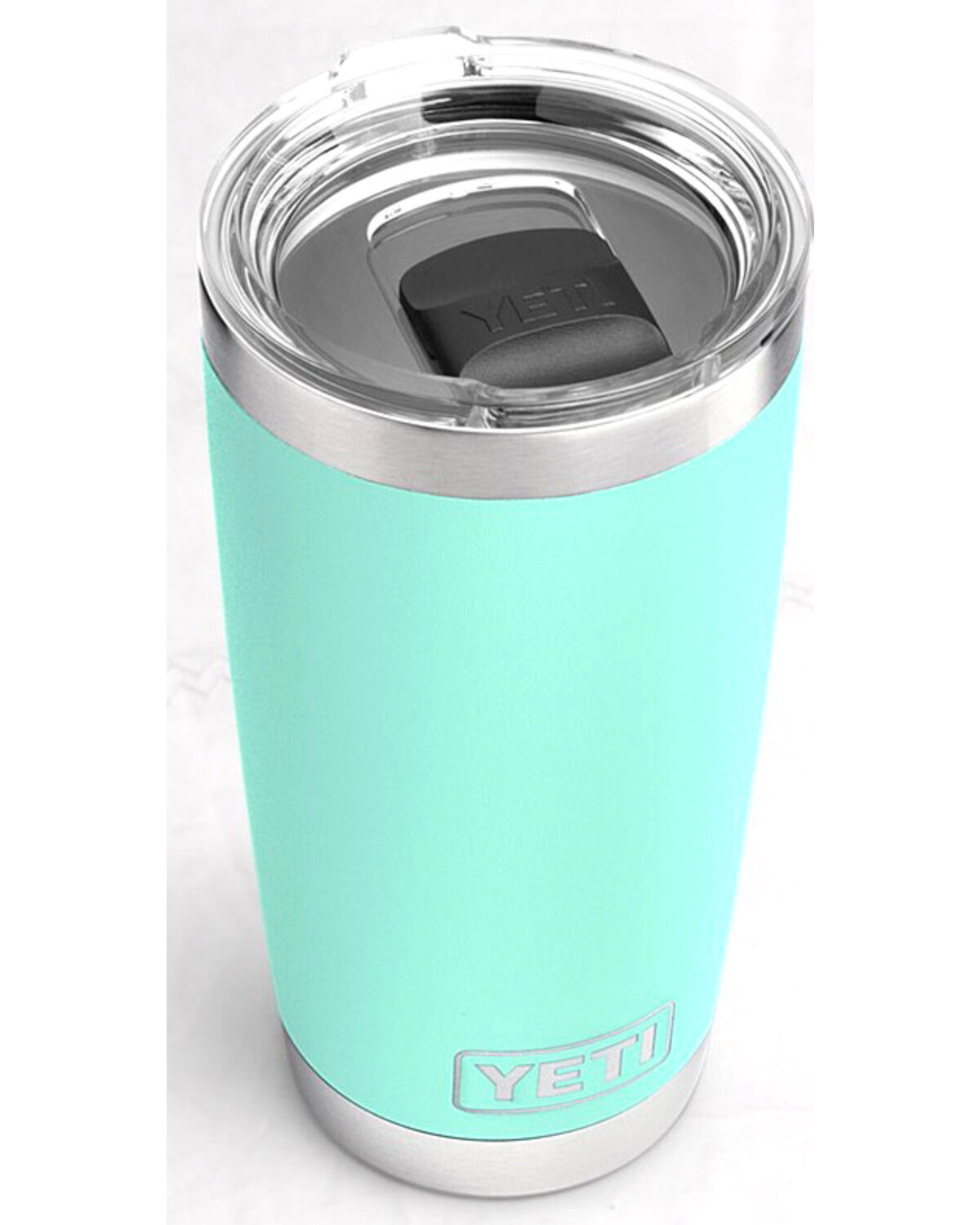 Image #2 - YETI Rambler® MagSlider™ Lid 20oz Tumbler, Aqua, hi-res