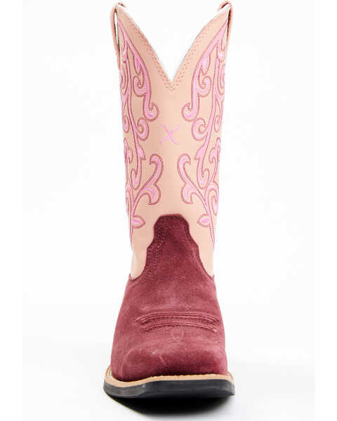 Image #4 - Twisted X Women's Western Performance Boots - Square Toe, Pink, hi-res