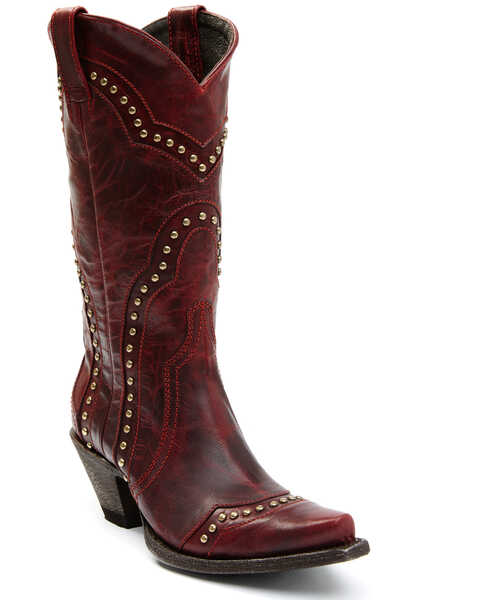 Idyllwind Women's Rebel Red Western Boots - Snip Toe, Red, hi-res
