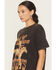 Image #2 - Wrangler Retro Women's Long Live Cowboys Short Sleeve Graphic Tee, Black, hi-res