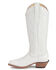 Image #3 - Justin Women's Evelyn Tall Western Boots - Round Toe, White, hi-res