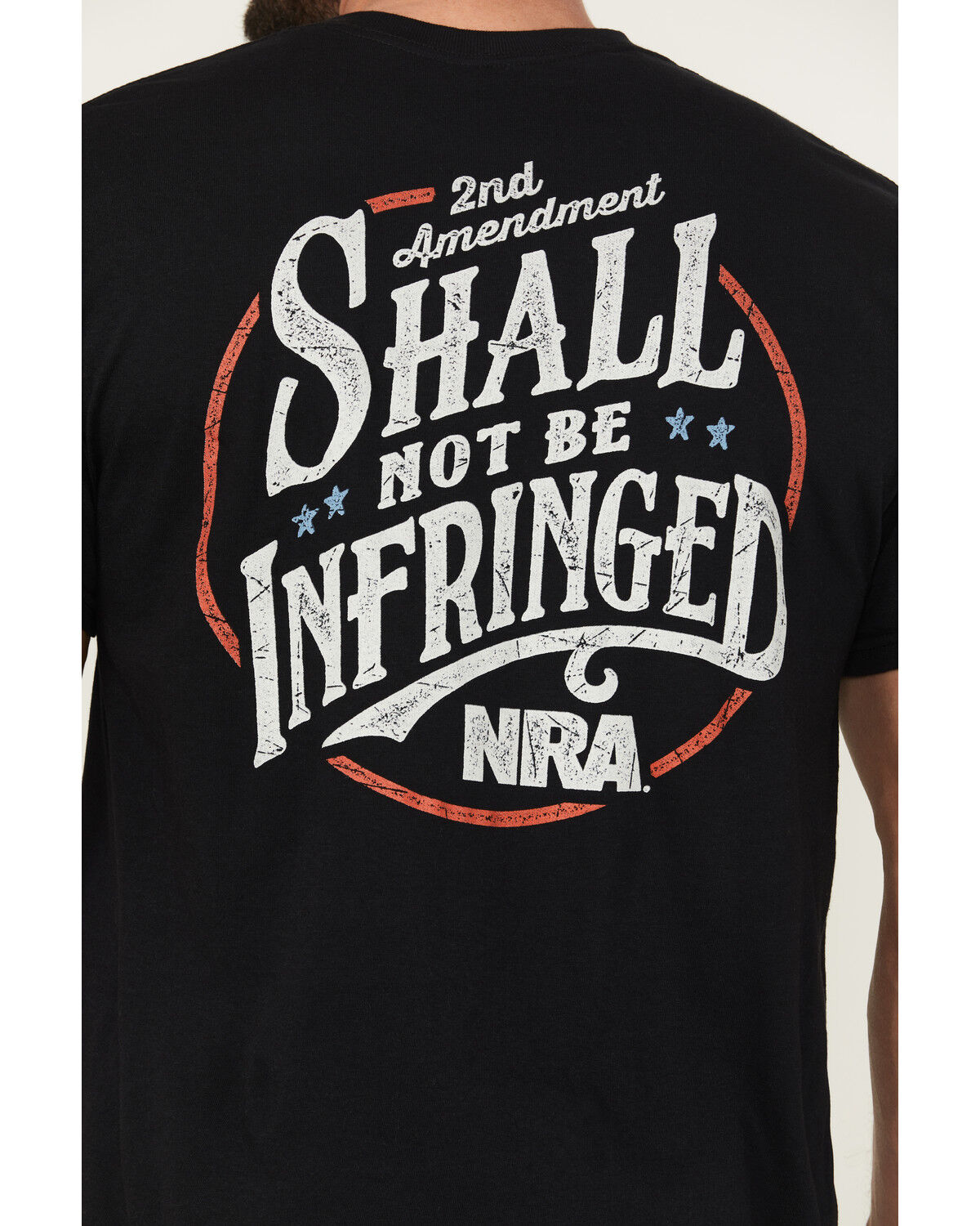 Image #4 - Buckwear Men's NRA Badge Short Sleeve Graphic T-Shirt, Black, hi-res