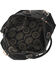 Image #2 - American West Cow Town Large Convertible Zip Top Satchel , Black, hi-res