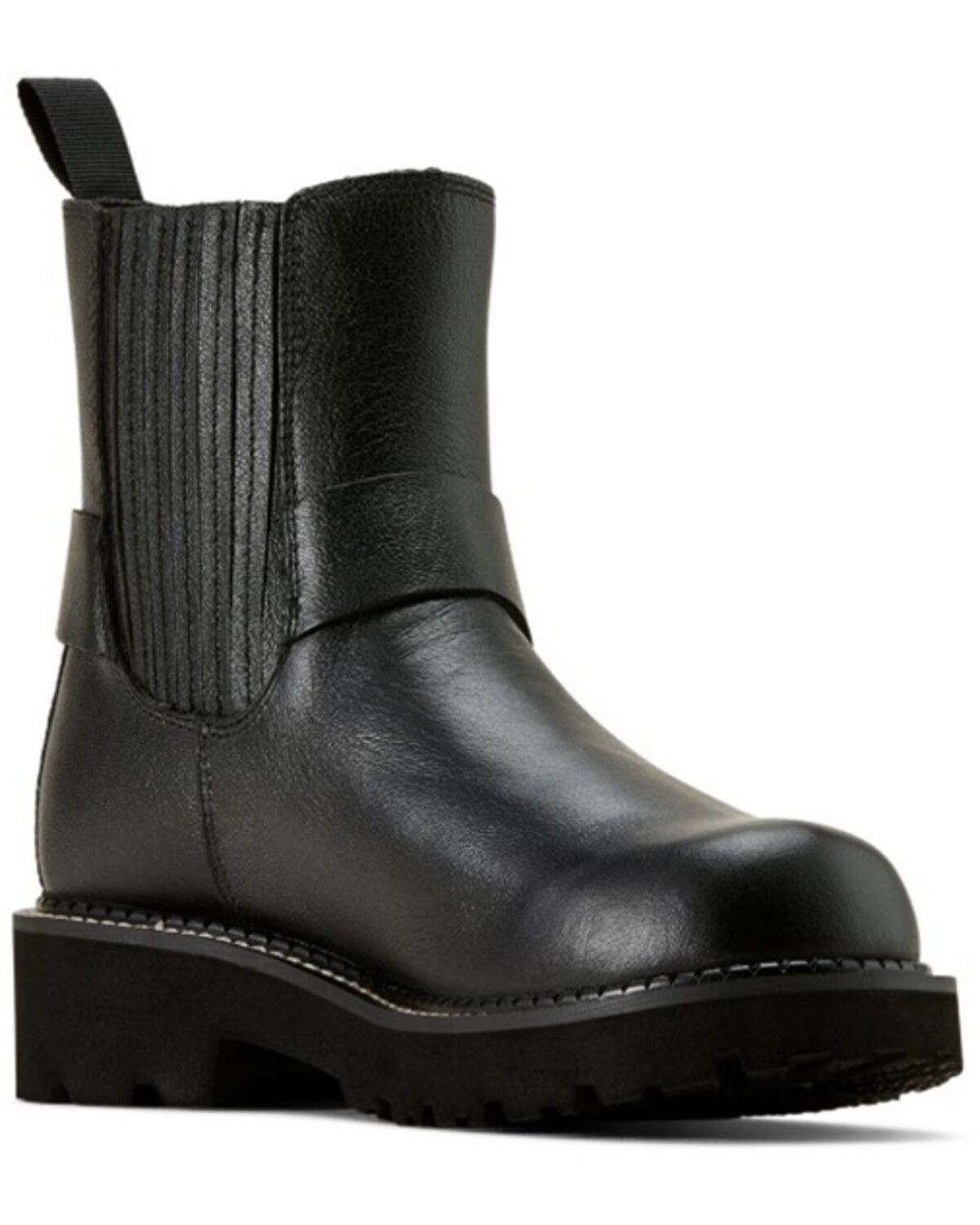 Image #3 - Ariat Women's Fatbaby Harness Chelsea Boots - Round Toe, Black, hi-res