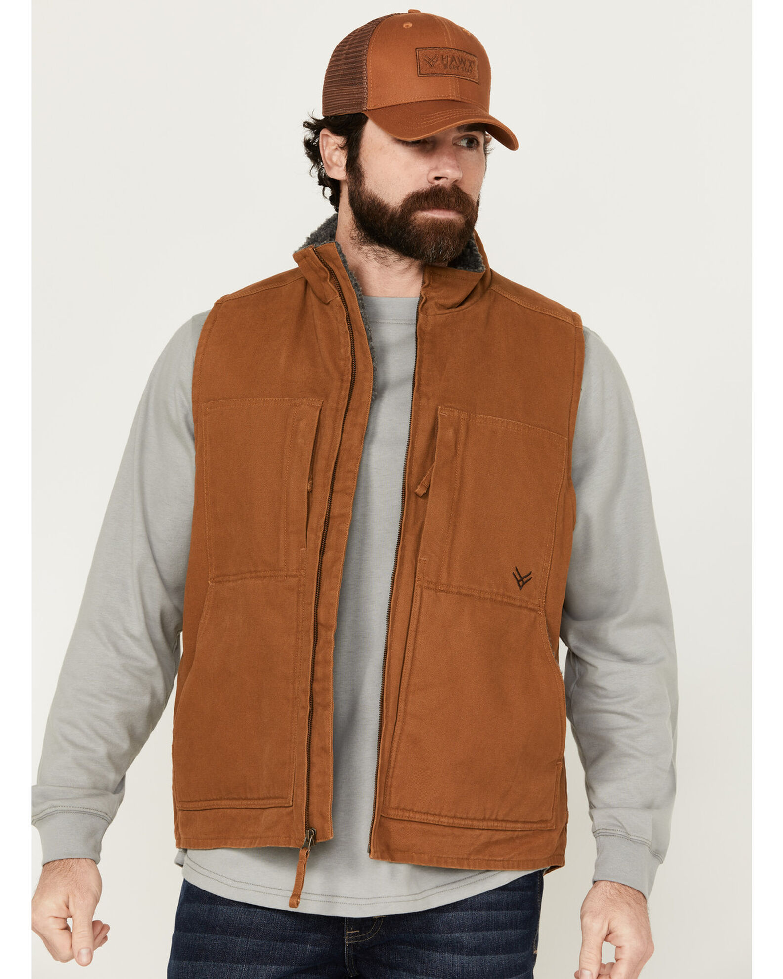 Product Name: Hawx Men's Browder Weathered Duck Work Vest