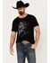 Image #1 - Cody James Men's Slinger Short Sleeve Graphic T-Shirt, Black, hi-res