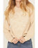 Image #3 - Cleo + Wolf Women's Floral Embroidered Long Sleeve Pullover, Oatmeal, hi-res