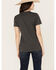 Image #4 - Ariat Women's Cow Print Logo Short Sleeve Graphic Tee, Charcoal, hi-res