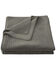 HiEnd Accents Gray Stonewashed Cotton & Velvet 3-Piece Full/Queen Quilt Set , Grey, hi-res