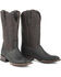 Image #1 - Stetson Men's Caiman Belly Western Boots - Square Toe, Black, hi-res