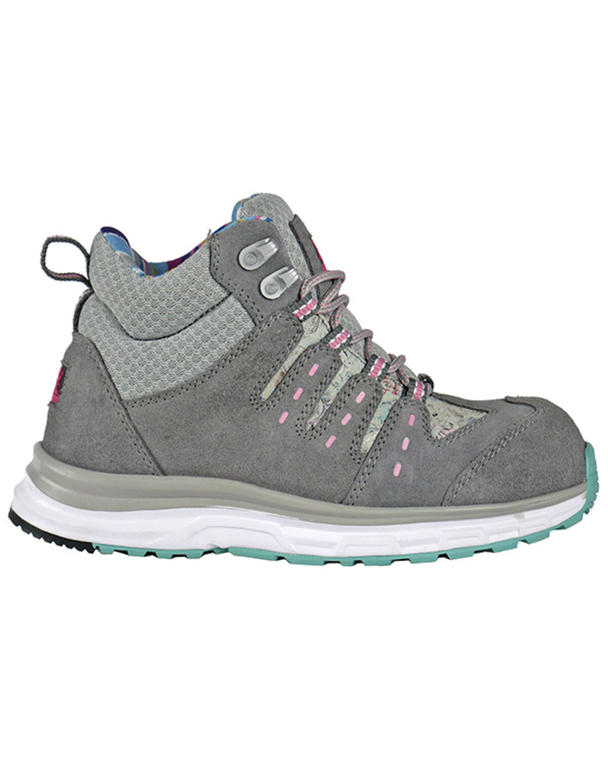 Image #2 - Hoss Women's Trisha Work Boots - Composite Toe, Grey, hi-res