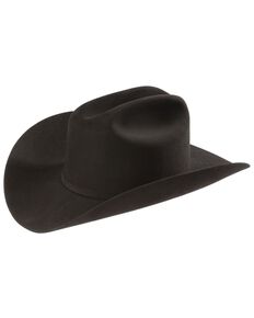 Larry Mahan 6X Real Black Fur Felt Western Hat, Black, hi-res