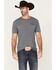 Cody James Men's Hard Headed Graphic Short Sleeve T-Shirt, Grey, hi-res