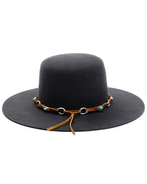 Image #3 - Shyanne Women's Felt Western Fashion Hat , Charcoal, hi-res