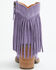Image #5 - Dingo Women's Wild Sage Suede Fringe Western Booties - Round Toe, Purple, hi-res