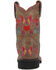 Image #5 - Dan Post Girls' Embroidered Western Boots - Broad Square Toe, Taupe, hi-res